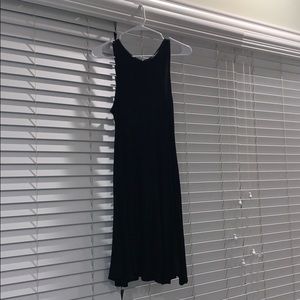 Black Flowy Mini Dress